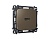 MO644010 Комплект механизма розетки HDMI 2.0OMEGA Тем/бронз мат 40V/500mA 2.0GHz QUANT(OP6440,VM222)