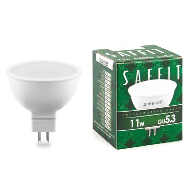 Лампа светодиодная SAFFIT 11W 6400K 230V GU5.3, SBMR1611
