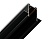 Шинопровод встраиваемый под ГКЛ 12,6мм Magnetic 220V GL1012 BK черный IP20 3000*62.5*56