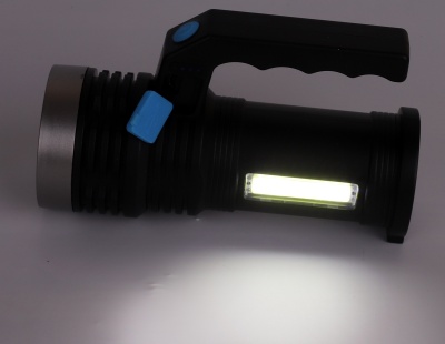 Фонарь ULTRAFLASH LED53765 4В, черн., 2LED, 3 Вт, 4 реж, USB, бокс