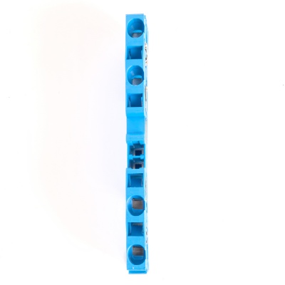 Зажим самозажимной, 4-проводной проходной ЗНИ - 4.0, JXB ST 4, синий LD554-2-40