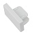 Заглушка торцевая VOLPE UFB-Q122 C21 WHITE 1 POLYBAG для типа G, Белая