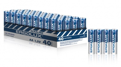 Батарейка Ergolux LR6 Alkaline BOX40 ПРОМО 