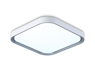 Светильник светодиодный Ambrella FZ1250 WH/GR белый/серый 18W 5000K 250*250*60 (Без ПДУ)