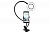 Светильник кольцевой CAMELION KD-848 C02 LED 7Вт, подставка для смартфона, на клипсе