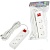 Удлинитель UNIEL S-CU3-3B WHITE шнур 3м., 3 гнезда, 10A, б/з, с выкл. Белый. серии Ultra