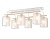 Светильник потолочный AMBRELLA TR3033247/6 WH/WD белый/дерево E27/6 max 60W 580*340*245