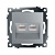 Розетка компьютерная 2-местная RJ-45 (механизм), серия Катрин, GLS00-7109-03, серебро