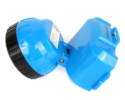 Фонарь ULTRAFLASH LED5361 NEW налобный аккум., голубой 12LED 2режима, пластик, бокс