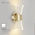 Светильник ESTARES бра  DIO 12W 2Y-ON/OFF-230x80x85-GOLD/CLEAR-220-IP20 Управляемый