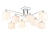 Люстра на штанге AMBRELLA TR303043/8 WH белый E27/8 max 60W 820*820*260 со стеклянными плафонами