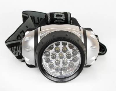 Фонарь ULTRAFLASH LED5353 налобный, металлик 19LED 4режима, 3хR03, пластик (1/5)