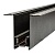 Шинопровод магнитный UBX-MMB4/35 BLACK 100 тип M, 1м. Встраиваемый. Черный