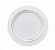 Светильник светодиодный VOLPE ULM-Q235 24W/DW WHITE Дневной свет.Корпус белый с серебристой полосой