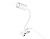 Светильник настольный AMBRELLA FW2467 WH белый GU10 max 12W D55*L100*H300 прищепке с выкл.
