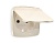 OP3080 Лицевая панель OMEGA (Бежевый глянец) для электр розетки с/з со шторк/защитной кыш IP44 QUANT