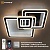 Светильник ESTARES TRIPLEX SQUARE 124W 3S-APP-596x596x146-BLACK/WHITE-220-IP20 Управ.светодиод (4)