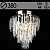 Люстра E2139/5+4 FGD золото 5х40W E27+4х3W LED d380 h440 ПДУ