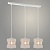 Подвес XA3214/3HT WH белый 3х60W Е27 d450 h1000, HN23