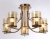 Люстра подвесная Ambrella TR3222/5 GD/TI золото/янтарь E27*5 max 40W D540*300