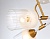 Светильник подвесной Ambrella TR303323/5 WH/GD/CL/FR белый/золото/прозрачный/белый мат. E27*5 max60W