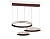Светильник Ambrella FA6162 CF кофе 99W 720*500*900 (ПДУ РАДИО 2.4)