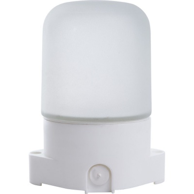 Светильник FERON НББ 01-60-001 230V 60Вт  Е27 IP65 пластик стекло, прямой для бани и сауны