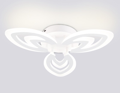 Светильник Ambrella FA4545/3 WH белый 3000K-6400K 38W 425*385*75 (ПДУ ИК)