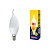 Лампа светодиодная VOLPE LED-CW37-11W/WW/E14/FR/NR картон 3000K Серия Norma