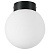 812017 Люстра GLOBO 1х40W E14 matt black/white