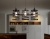 Светильник подвесной в стиле лофт Ambrella TR8403/3 BK черный E27/3 max 60W 720*180*1000