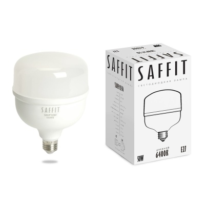 Лампа светодиодная SAFFIT 50W 6400K 230V E27-E40, SBHP1050