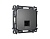 MO662030 Комплект механизма телеф розетки OMEGA Антрацит серый RJ-11(4P4C) QUANT (OP6620,VM190)