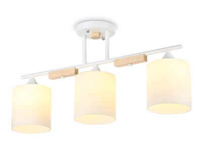 Светильник подвесной TR9546/3 WH/FR белый/белый матовый E27/3 max 40W 595*115*280