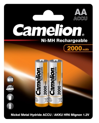Аккум-р CAMELION AA-2000mAh Ni-Mh BL-2, 1.2B (24/384)