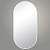 Зеркало настенное 10050-Zm1 белый 100х50,5 см