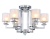 Потолочная люстра TR4418/6 CH/CL/FR хром/прозрачный/белый матовый E27*6 max 40W D748*463