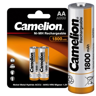 Аккум-р CAMELION AA-1800mAh Ni-Mh BL-2, 1.2B (24/384)