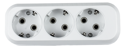 Колодка IN HOME УЗ-3-GRAND трехместная с заземлением 5130 