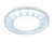 Светильник Ambrella G214 WH/CH/CLD хром/матовый GX53+3W(LED COLD)