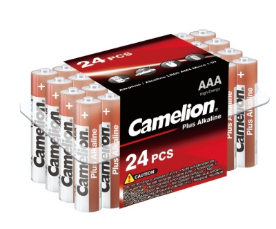 Батарейка CAMELION LR03 Plus Alkaline BP-24, 1.5В (24/144/576)