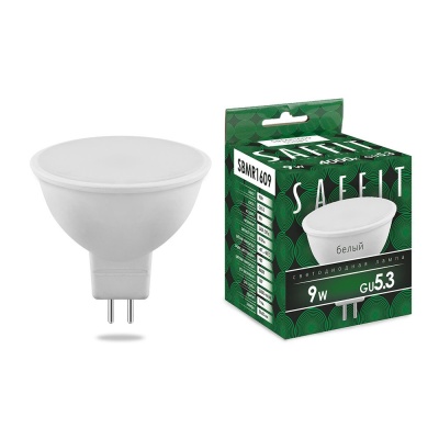 Лампа светодиодная SAFFIT 9W 4000K 230V GU5.3, SBMR1609