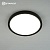 Cветодиодный светильник ROUND 28W R-300x25-BLACK/WHITE-220-IP44, 4000K