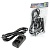 Удлинитель UNIEL S-CU2-3 BLACK шнур 2м., 2 гнезда, 10A, б/з. Черный, серии Ultra