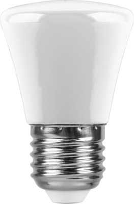 Лампа светодиодная FERON LB-372 1W 230V Е27 6400K Колокольчик матовый для белт лайта