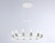 Светильник подвесной светодиодный Ambrella FL6205 WH/CH белый/хром 72W 4200K D600*1200 (Без ПДУ)