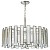 712064 Люстра AGAVE 6х40W E27 СЕРЕБРО С ПАТИНОЙ/ПРОЗРАЧНЫЙ