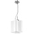 802110 Подвес NUBI 1х40W E27 ХРОМ/БЕЛЫЙ