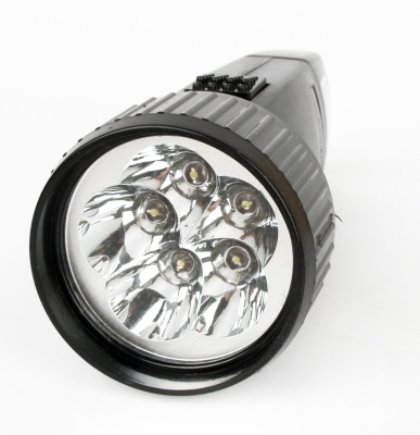 Фонарь ULTRAFLASH LED3859 аккум. 220В, черный, 5 LED, SLA, пластик, коробка