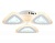 Светильник Ambrella FA4018/3 WH белый 62W 3000K+6400K/4200K/6400K+3000K D420*85 (ПДУ ИК)